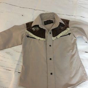 Cute Boys Western Style Shirt (639)